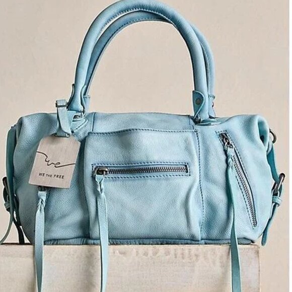 We The Free Baby Emerson Tote Bag - Washed Sail (Baby Blue) Worn Once - Picture 2 of 3